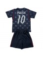 Yhdysvallat Christian Pulisic #10 Vieraspaita Lasten MM-kisat 2026 Lyhythihainen (+ shortsit)